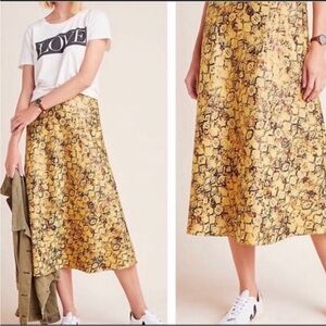 Current air snakeskin skirt